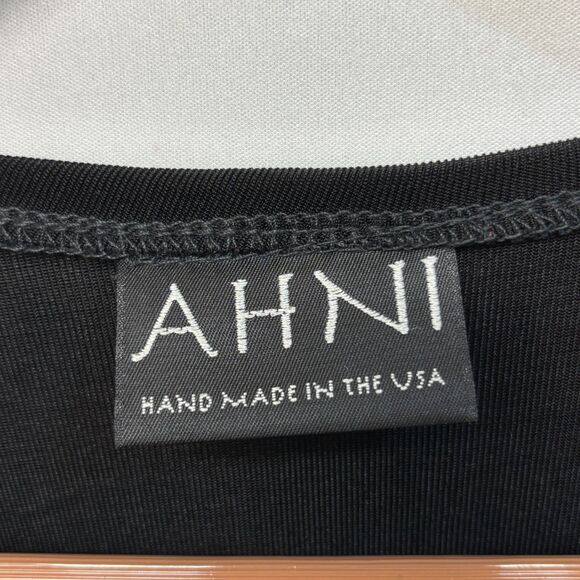 AHNI Women Long Sleeve Blouse Top Shirt Size 1 Acetate Blend C056 -20 - Picture 6 of 16